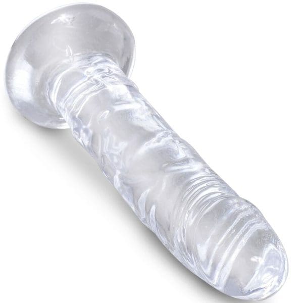 KING COCK - CLEAR REALISTIC PENIS 15.5 CM TRANSPARENT 3